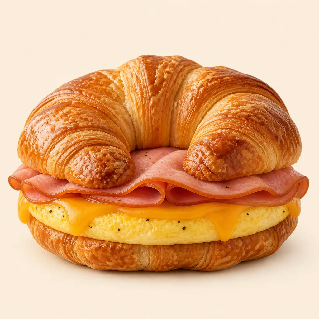 Ham, Egg & Cheese Croissan'wich